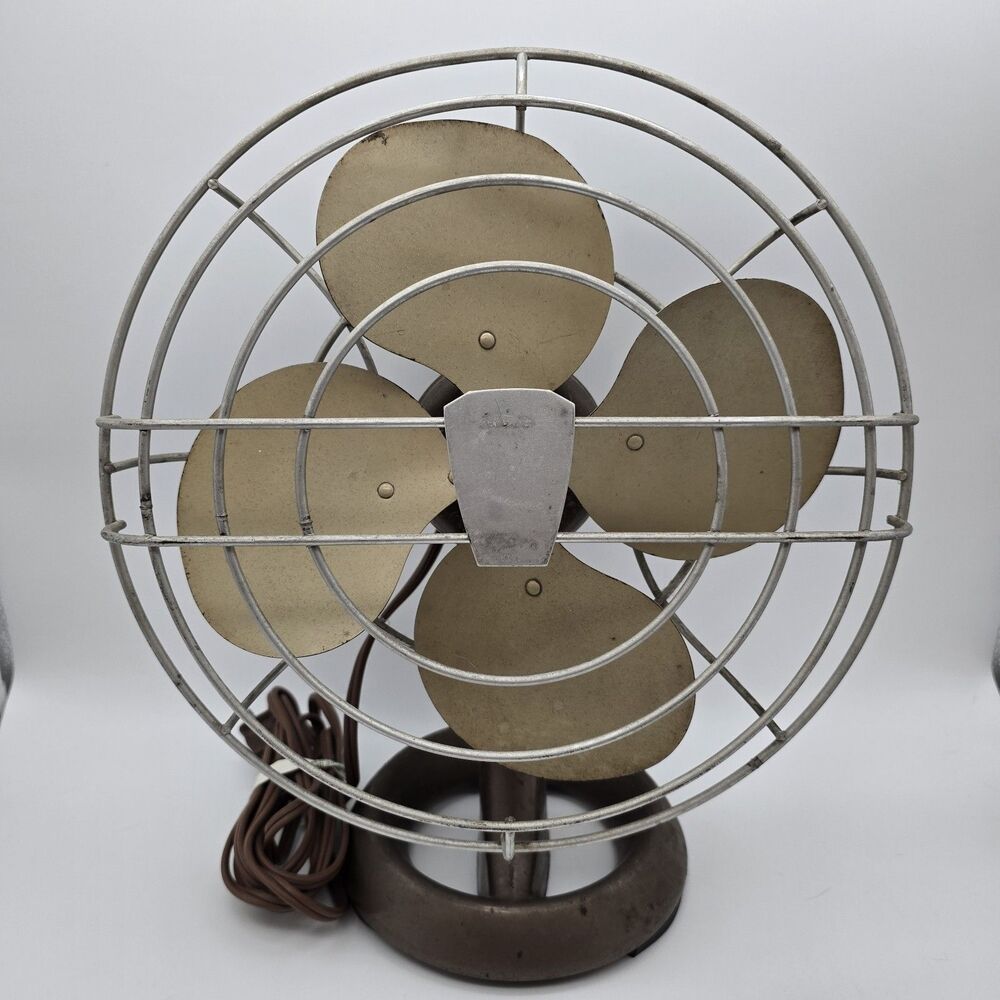 1950s Emerson Electric Fan Northwind 9450 Vintage Mid-Century 12" Desk Table Fan